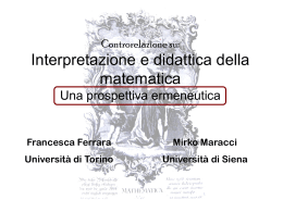 pps - Seminario Nazionale di Ricerca in Didattica della Matematica