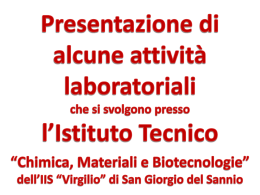 Presentazione laboratori