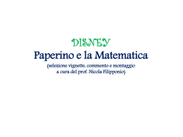Paperino e la Matematica - Benvenuti in Matematicando.org