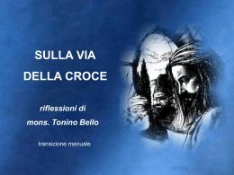 Via Crucis sulla don Tonino Bello - Ita Kwe Flavio Quell`Oller Onlus