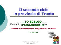 sintesi in power point 2016