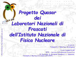 fotoni - Laboratori Nazionali di Frascati