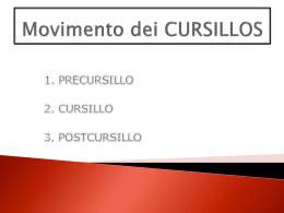 diapositive - Cursillos di Mantova