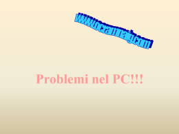 Problemi al PC