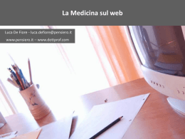 La Medicina sul web