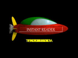 INSTANT READER - Impararegiocando.it