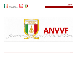 memoria storica anvvf - Associazione Nazionale dei Vigili del Fuoco