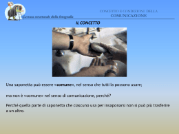 La comunicazione: concetto e condizioni