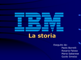 storia dell`ibm