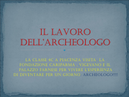 Come l`archeologo 5°C"A.V.Gentile"