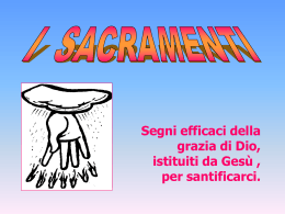 SACRAMENTI - Parrocchia Santa Caterina da Siena