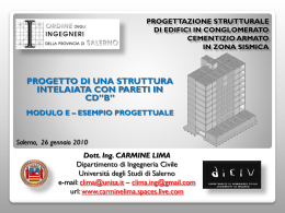 Lezione 2: Analisi dei Carichi, Predimensionamento