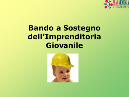 Scarica la presentazione del Bando