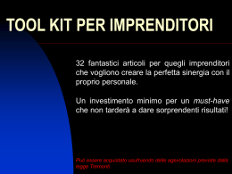 tool kit per imprenditori