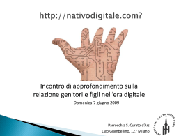 Social Network - Parrocchia Santo Curato d`Ars