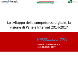 Lo sviluppo della competenza digitale, la visione di