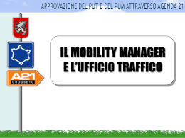 Relazione Mobility Manager Luciano Bartoli