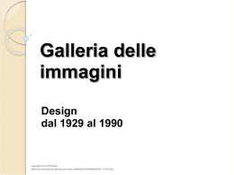 Galleria delle immagini – Design