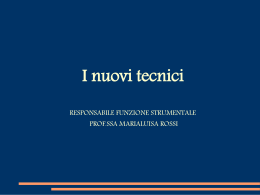 I tecnici - IC Don Milani