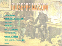 Presentazione su Giuseppe Mazzini - GB Carducci