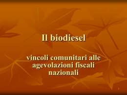Presentazione Convegno Biodiesel Ing. Orsini