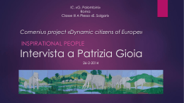 Intervista a Patrizia Gioia_Italiano