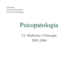 Disturbi della coscienza