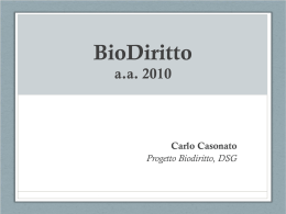BioDiritto le problematiche giuridiche della bioetica