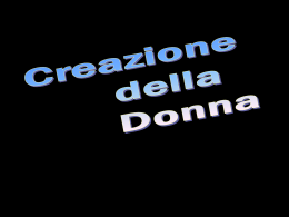 creazione della donna