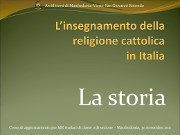 L`insegnamento della religione cattolica in Italia