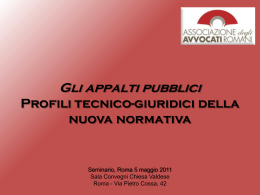 slide completa - Associazione degli Avvocati Romani