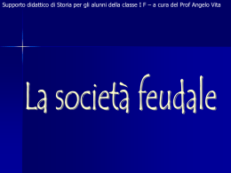 Il Feudalesimo