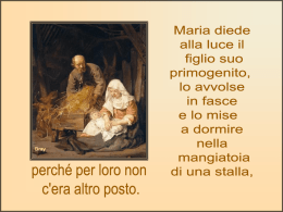 A Betlemme non c`era posto
