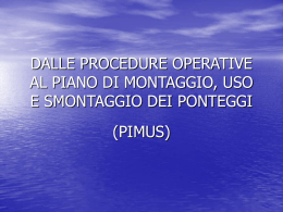 1PONTEKPresentazionePIMUS - ASL della Provincia di Mantova
