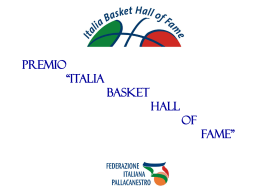 premio - Federazione Italiana Pallacanestro