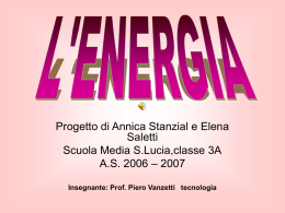 Diapositiva 1 - Istituto Comprensivo "Santa Lucia" di Verona