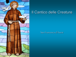 San Francesco Cantico Creature