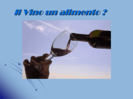 Il Vino un alimento ?