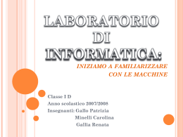 Laboratorio di informatica