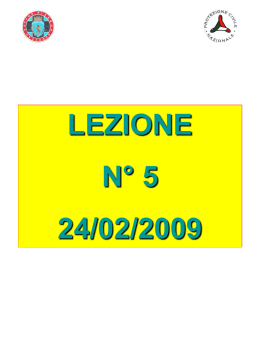 Lezione 5 - Colonna Fari - protezionecivilepontevico.it