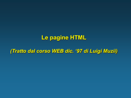 Introduzione all`Internet e alle tecnologie associate