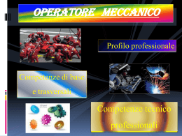 L` OPERATORE MECCANICO - ISISS "Betty Ambiveri"