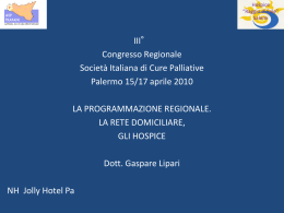 La Rete Delle Cure Palliative