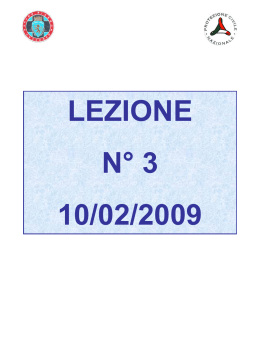 Lezione 3 - Attrezzature - protezionecivilepontevico.it