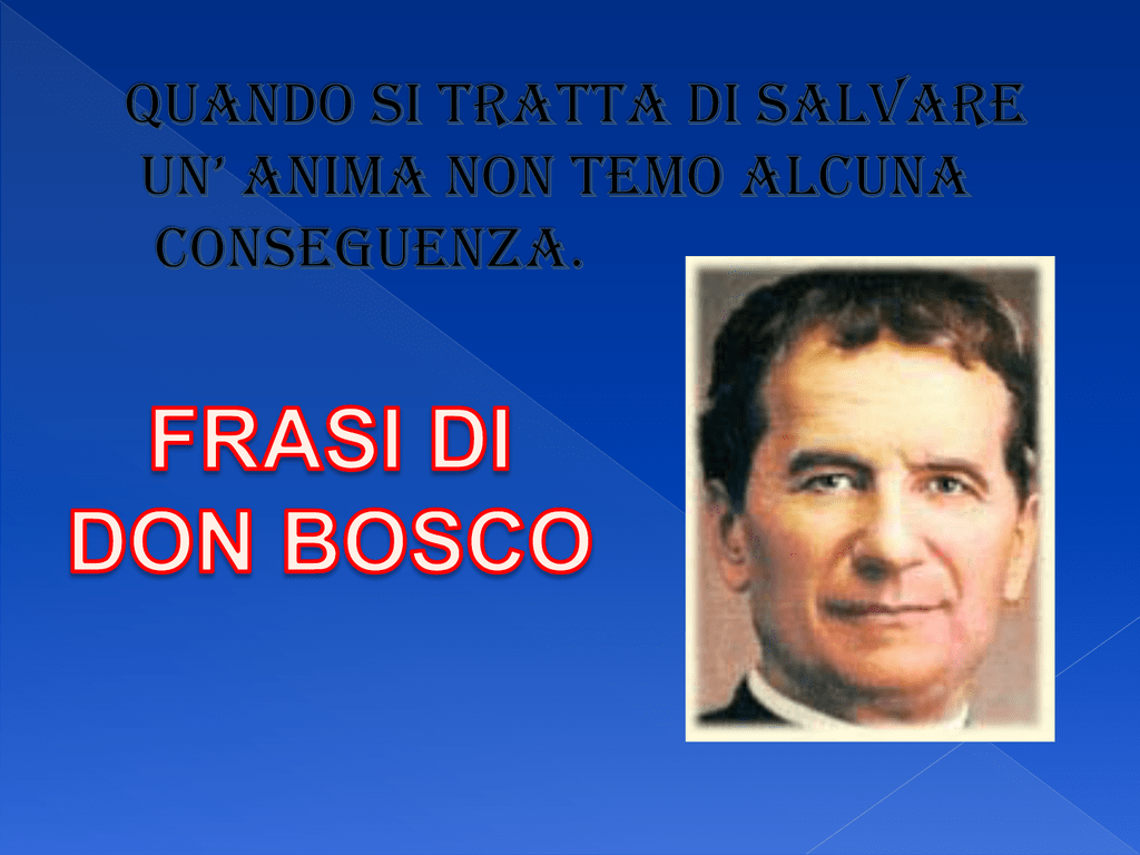 Frasi Don Bosco