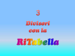 1 - La RiTabella
