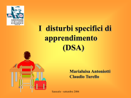Corso "Progetto Dislessia"