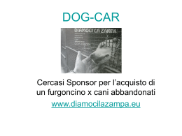 Sei titolare di un`azienda? Aiutaci con una sponsorizzazione!