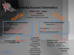 Modalit&agrave; Accesso Telematico Portale AdT