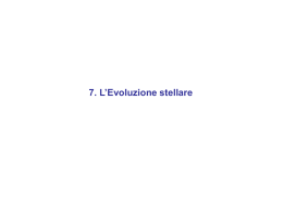 7-EvoluzioneStellare